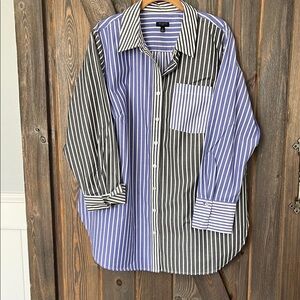 Talbots striped tunic